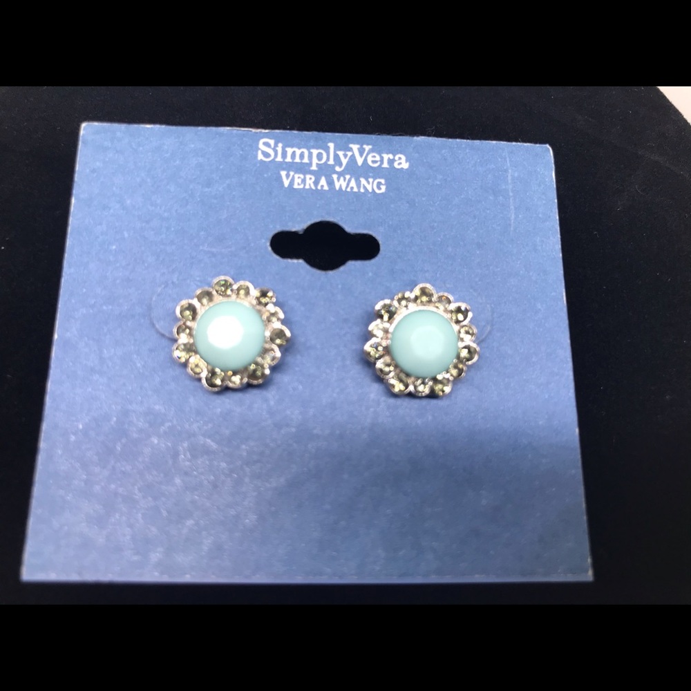 Simply Vera by Vera Wang blue earrings